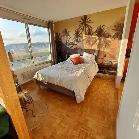 Apartment Sous Les Etoiles - Dans Gratte-ciel Avec Parking En Sus Rouen